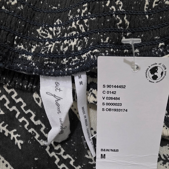 Out From Under Urban Outfitters Indie Boho Gauze Wide Leg Tie-Side Pants, Medium - Picture 6 of 8